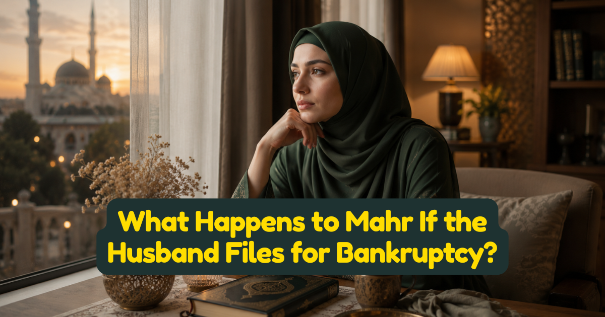 What Happens to Mahr If the Husband Files for Bankruptcy?