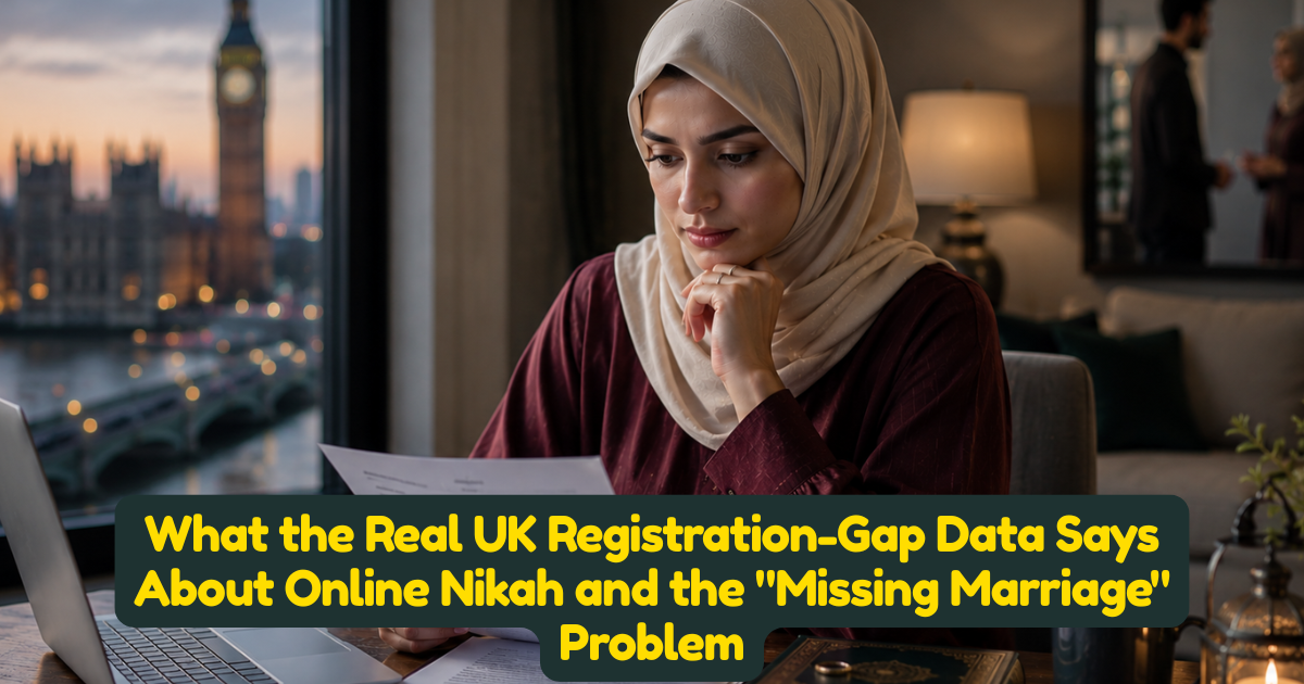 What the Real UK Registration-Gap Data Says About Online Nikah and the "Missing Marriage" Problem