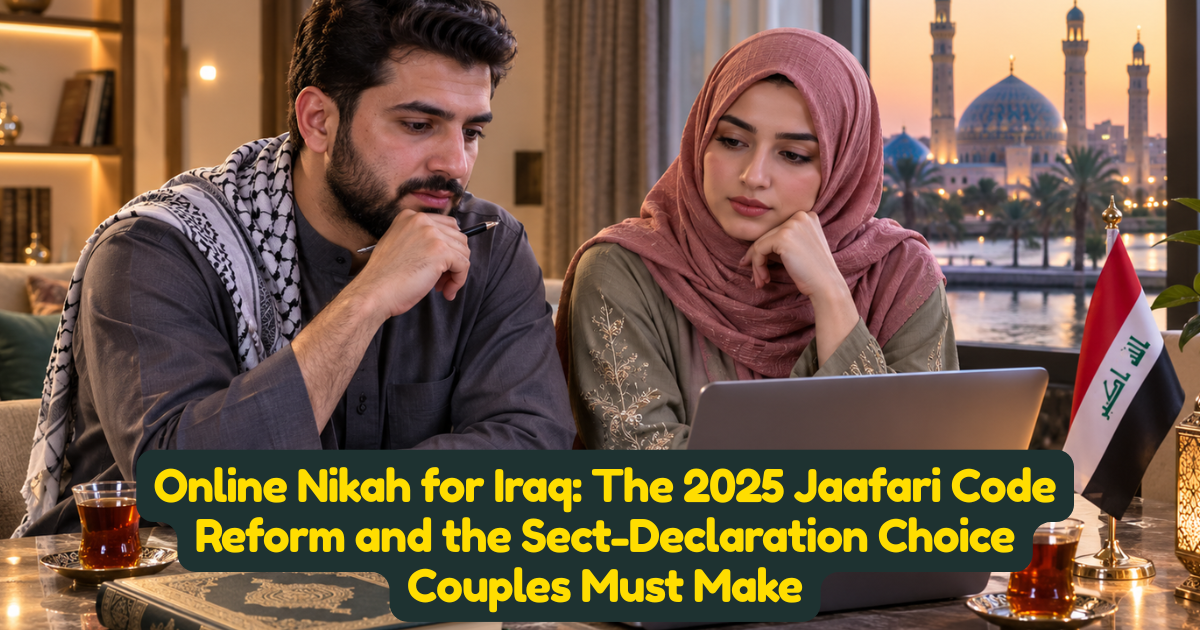 Online Nikah for Iraq: The 2025 Jaafari Code Reform and the Sect-Declaration Choice Couples Must Make