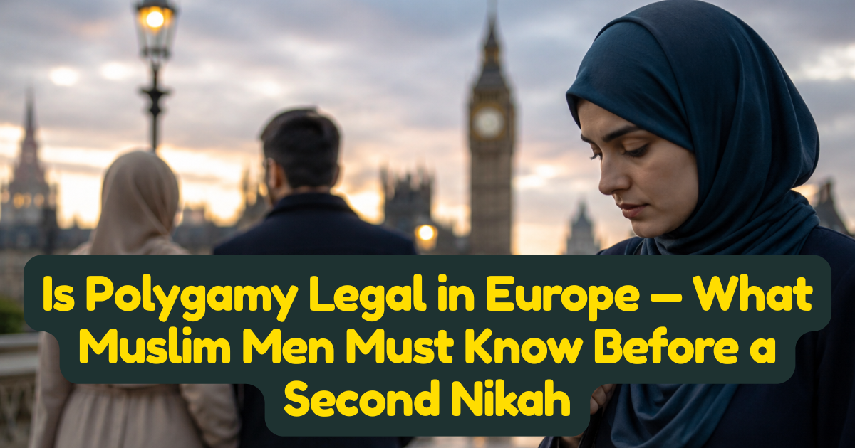 Is Polygamy Legal in Europe — What Muslim Men Must Know Before a Second Nikah