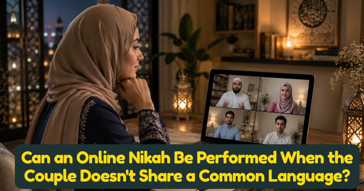 Can an Online Nikah Be Performed When the Couple Doesnot Share a Common Language?