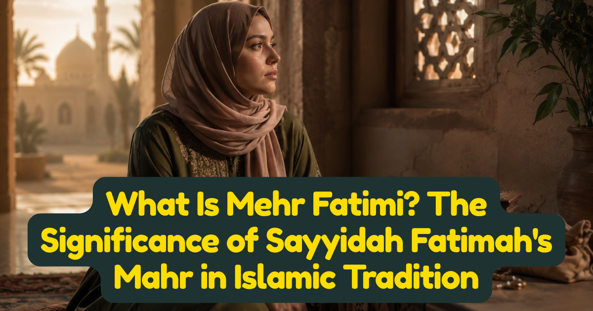 What Is Mehr Fatimi? The Significance of Sayyidah Fatimah's Mahr in Islamic Tradition