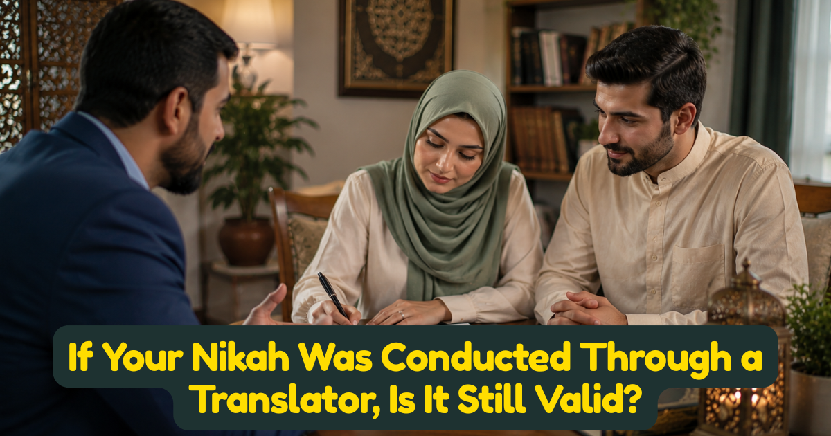 If Your Nikah Was Conducted Through a Translator, Is It Still Valid?